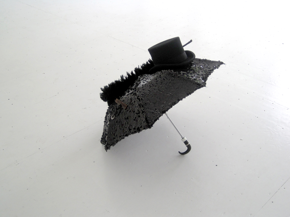 umbrella pailettes, umbrella embroidery, umbrella installation svarowsky, dandy umbrella, hat umbrella english